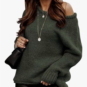 Cozy green Knit Sweater